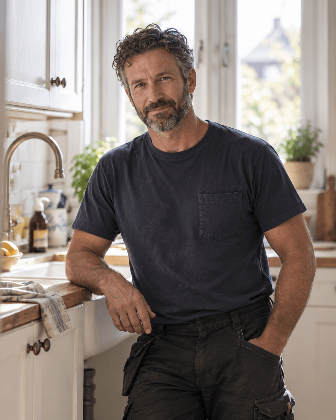 Portrait de Laurent Adam, plombier à Roubaix